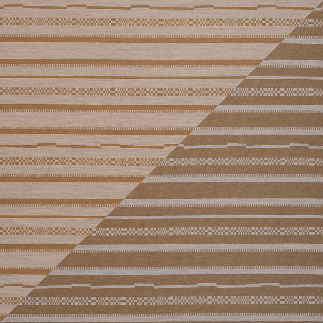 Skyline Stripes Reversible Dune 86871 by Schumacher Designer Fabric