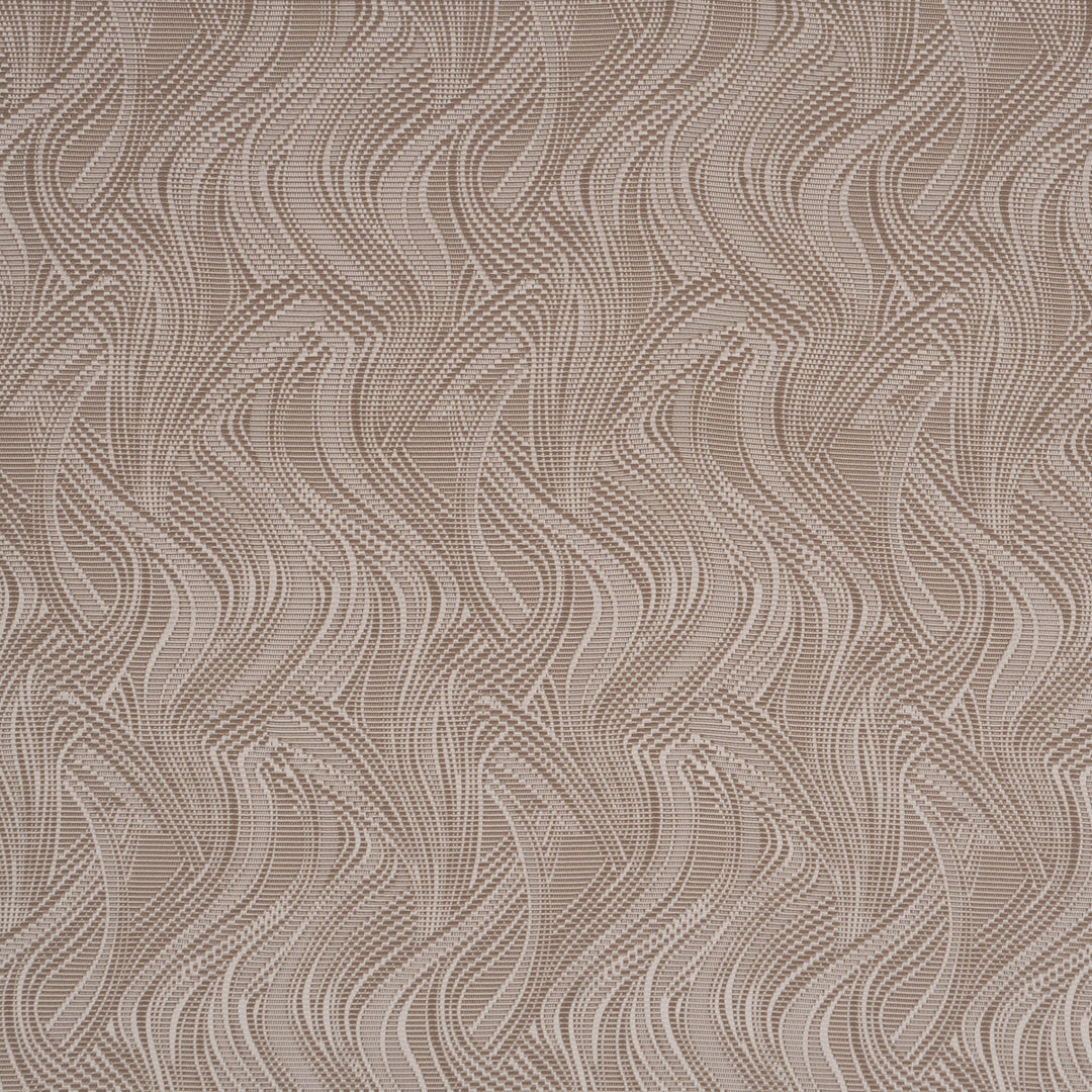 Quilted Waves Indoor/Outdoor Metallic Brown 86890 by Schumacher Designer Fabric