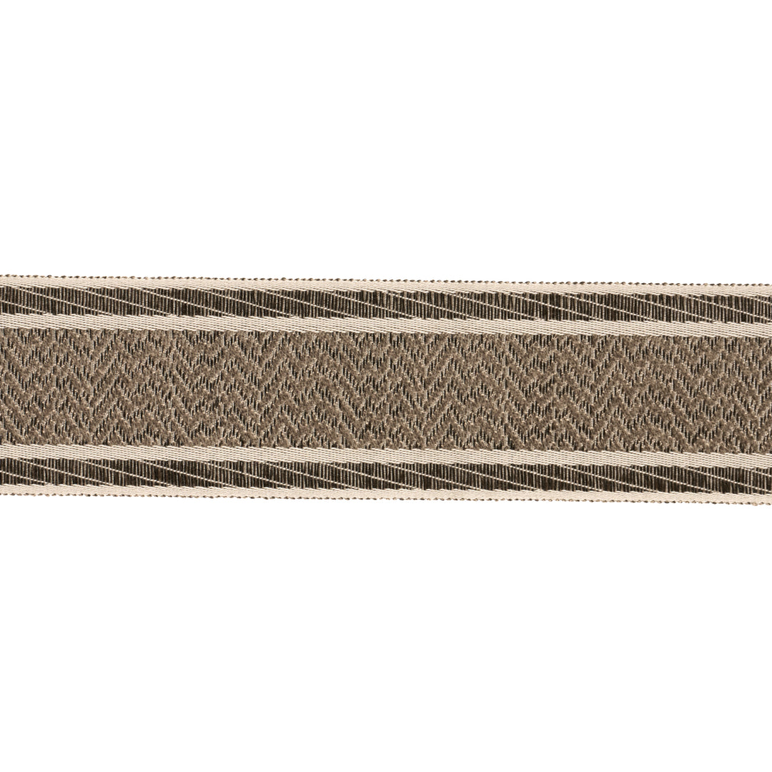 Nightfall Skyline Tape Metallic Brown 86951 by Schumacher Designer Trim