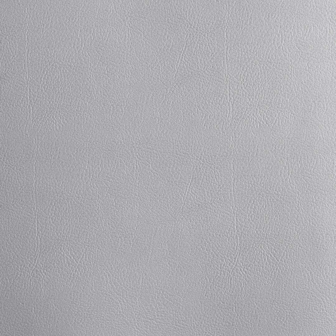 Vegan Leather Indoor/Outdoor Silver Metallic 87057 by Schumacher Designer Fabric