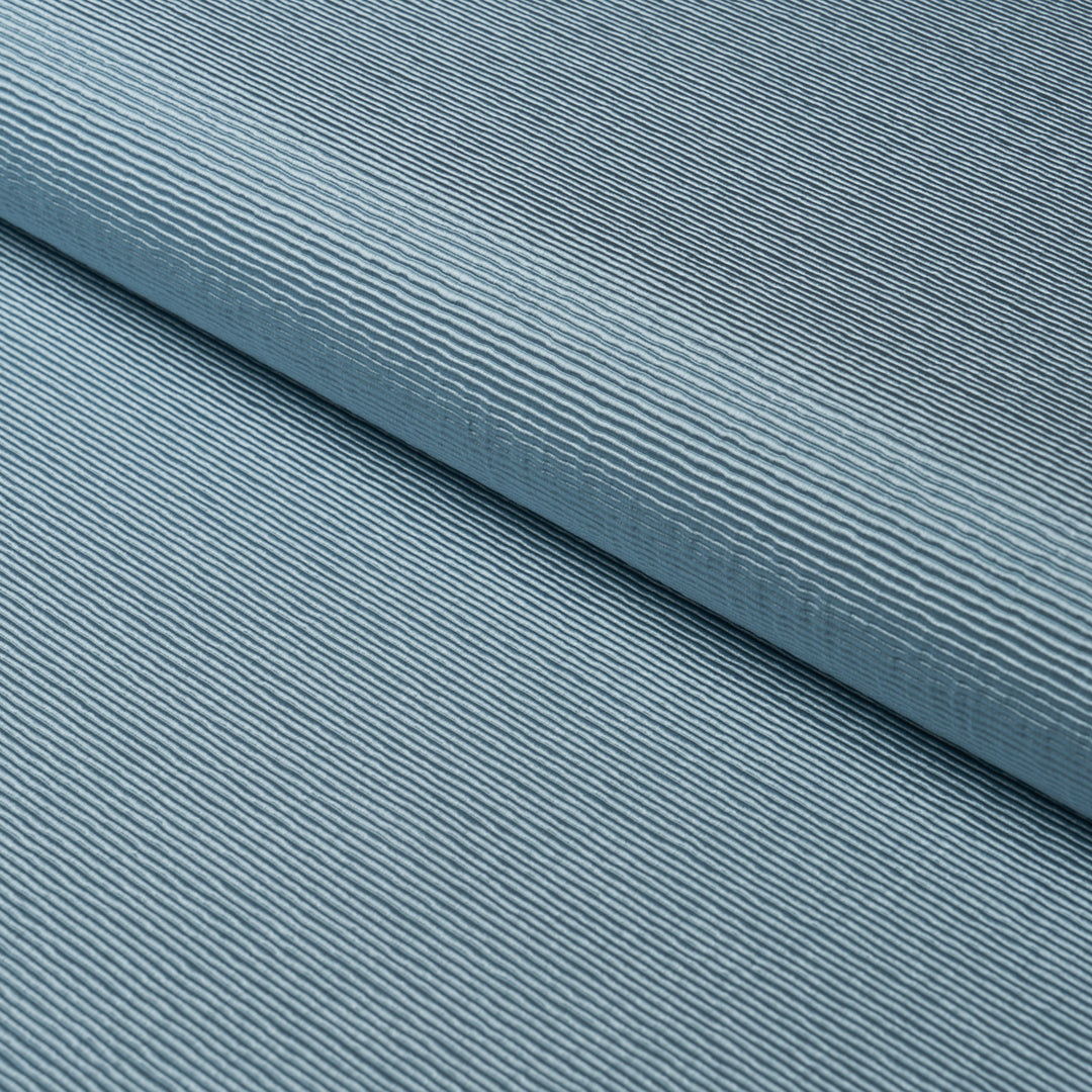 Eisenhower Faille Blue 87073 by Schumacher Designer Fabric