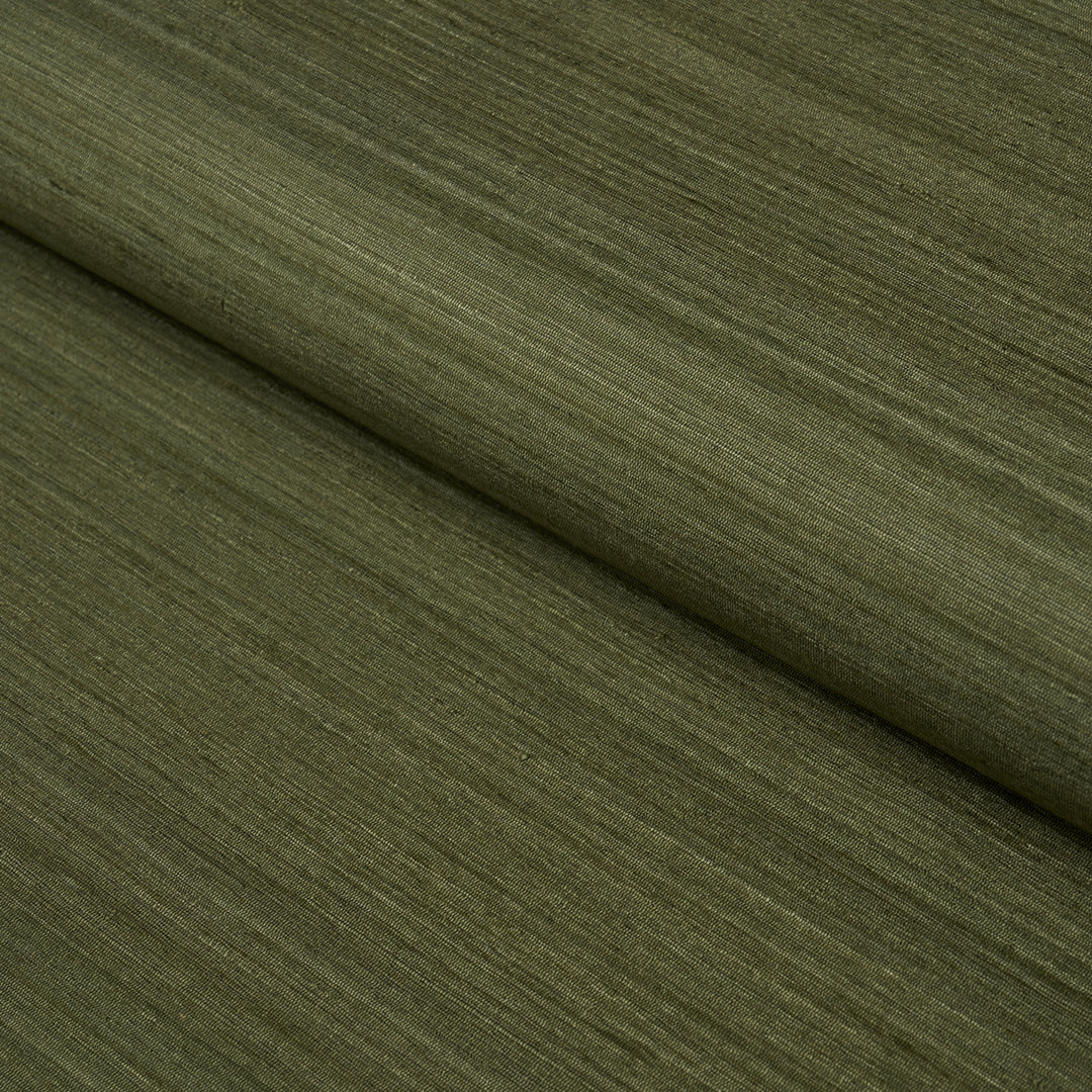 Masara Handwoven Silk Herb 87227 by Schumacher Designer Fabric