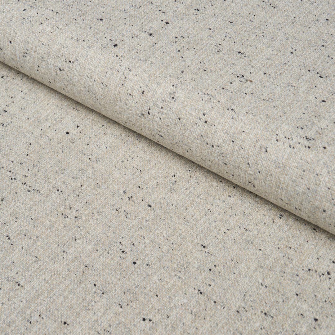 Clarke Donegal Wool Blend Light Grey 87310 by Schumacher Designer Fabric