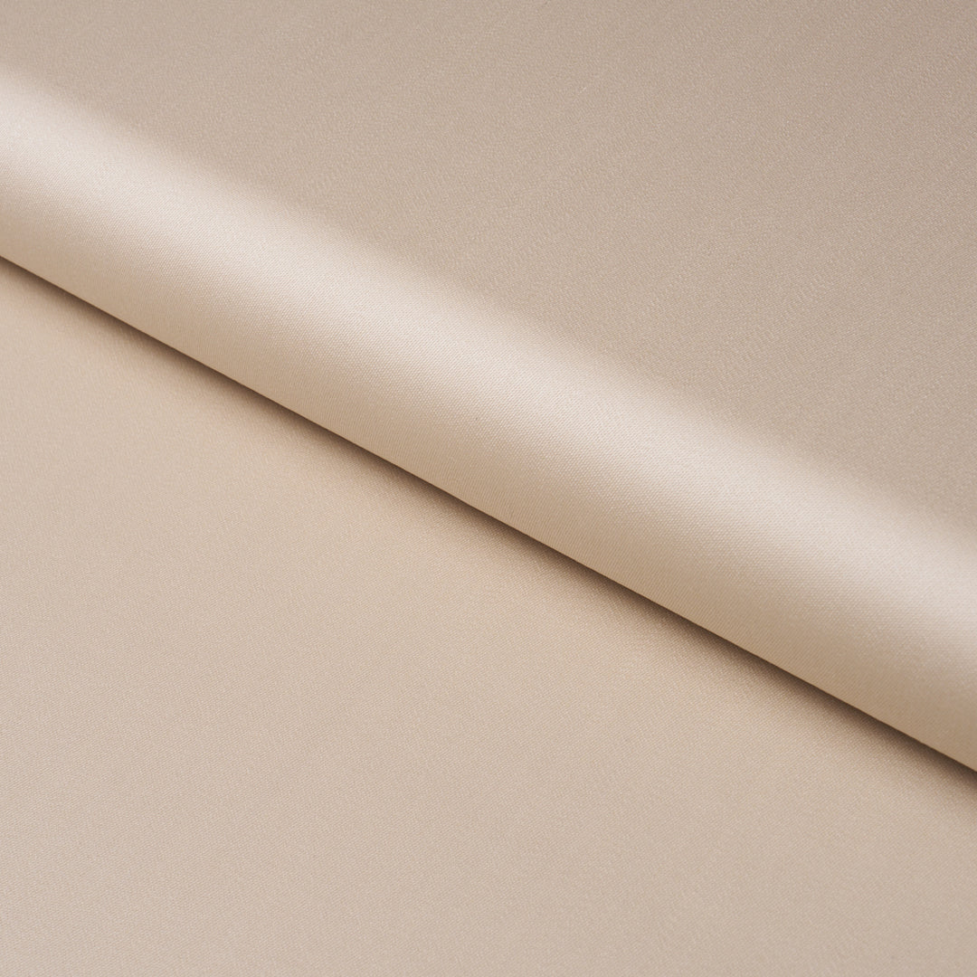Donovan Merino Wool Sateen Taupe 87321 by Schumacher Designer Fabric