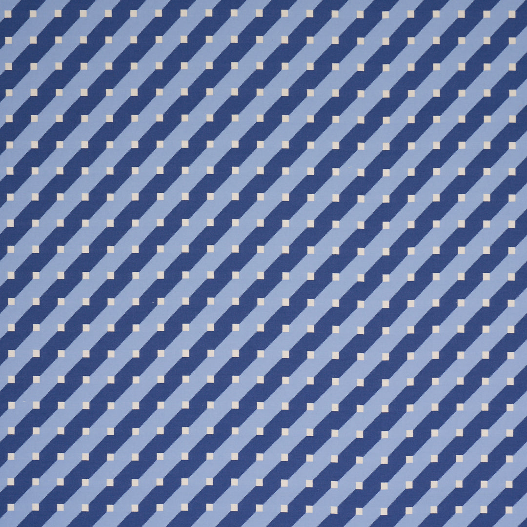 Zilla Stripe Blues 87611 by Schumacher Designer Fabric
