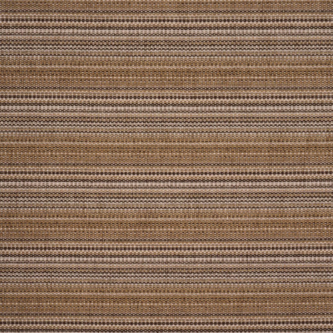 Sabine Performance Stripe Sepia 87642 by Schumacher Designer Fabric
