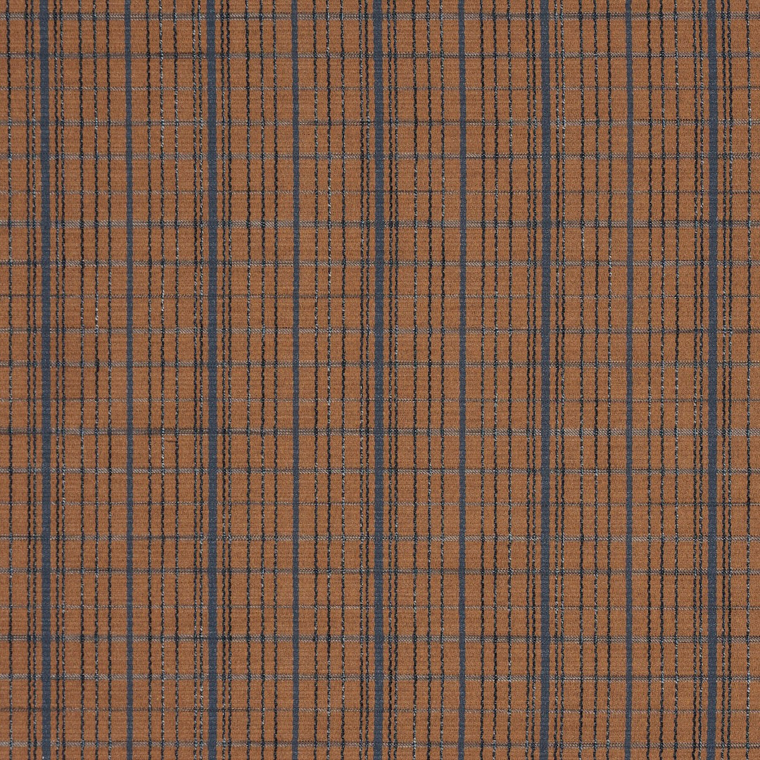 Merrick Performance Plaid Sepia 87692 by Schumacher Designer Fabric