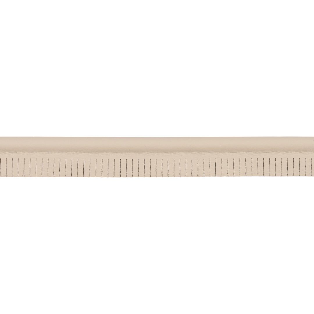 Burnham Medium Leather Piping Beige 87751 by Schumacher Designer Trim