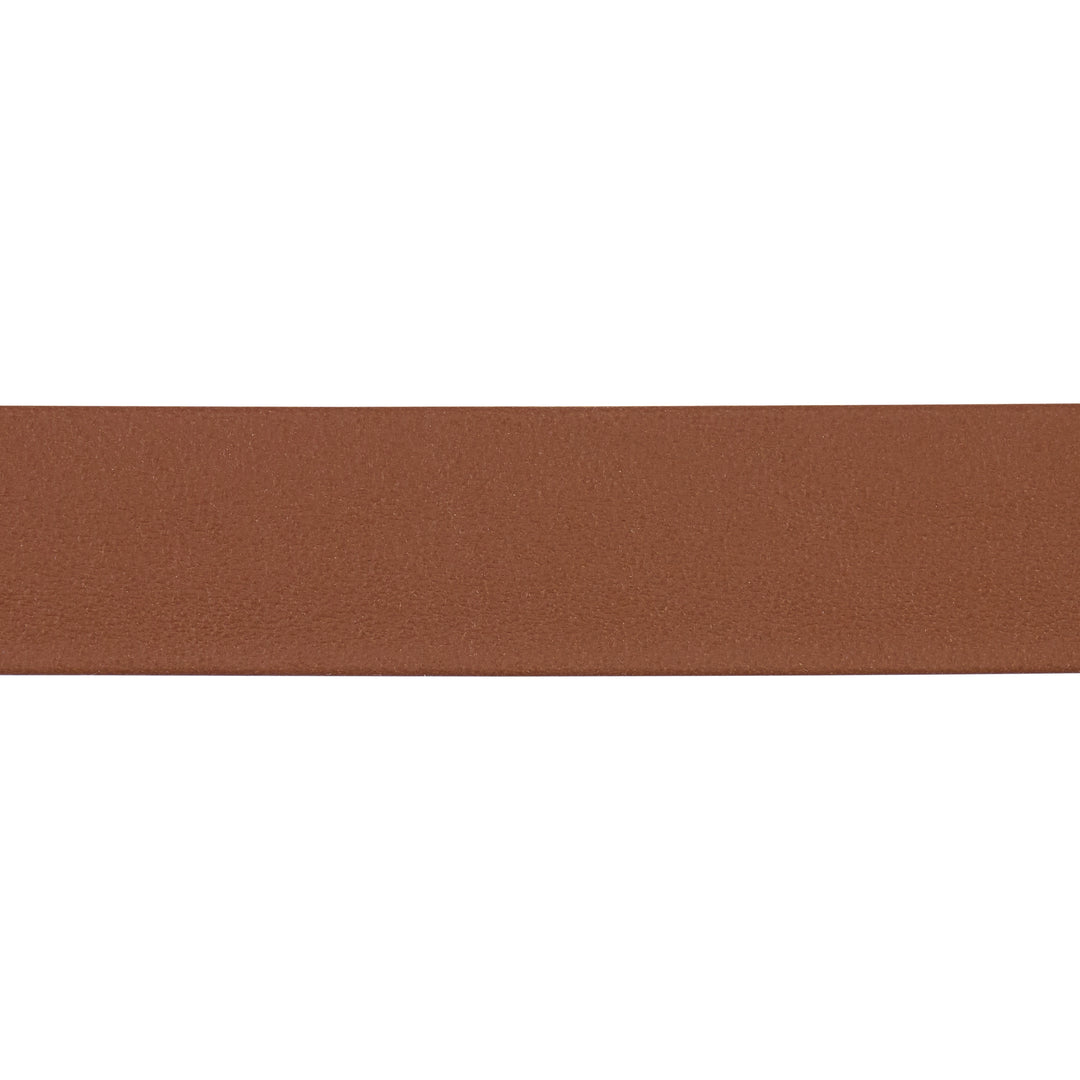 Frazer Wide Leather Trim Brown 87794 by Schumacher Designer Trim