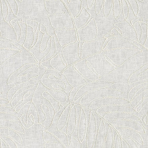 Monstera Emb. Coconut 880184 By Tommy Bahama Designer Fabric