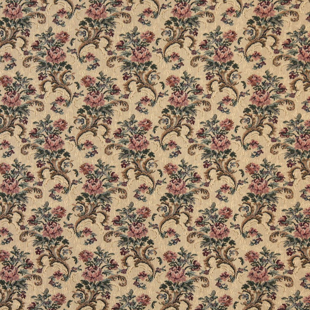8859 Spice by Charlotte Designer Fabric Tapestry Treasures III & Ring Book Page #67 39% Polyester, 33% Olefin, 28% Cotton Asia Exceeds 100,000 Wyzenbeek Rubs (Heavy Duty) </p><p>Repeat: Horizontal: 6.5" x : 7.0" 54 Inches - Swanky Fabrics -