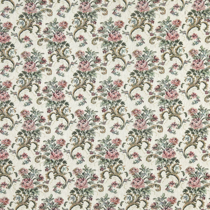 8860 Ivory by Charlotte Designer Fabric Tapestry Treasures III & Ring Book Page #67 39% Polyester, 33% Olefin, 28% Cotton Asia Exceeds 100,000 Wyzenbeek Rubs (Heavy Duty) Horizontal: 6.5" x Vertical: 7.0" 54 Inches - Swanky Fabrics -