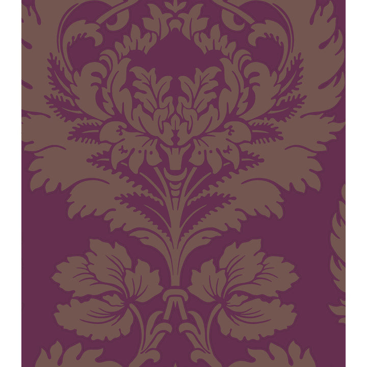 Hovingham Plum by Cole & Son Designer Wallcovering PAPER - 100% United Kingdom Horizontal: and Vertical: 21 21 - Swanky Fabrics -