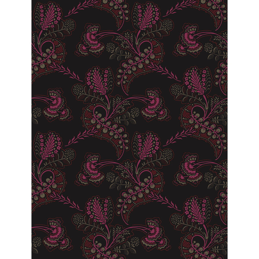 Hartford Noir by Cole & Son Designer Wallcovering PAPER - 100% United Kingdom Horizontal: and Vertical: 13.75 21 - Swanky Fabrics -