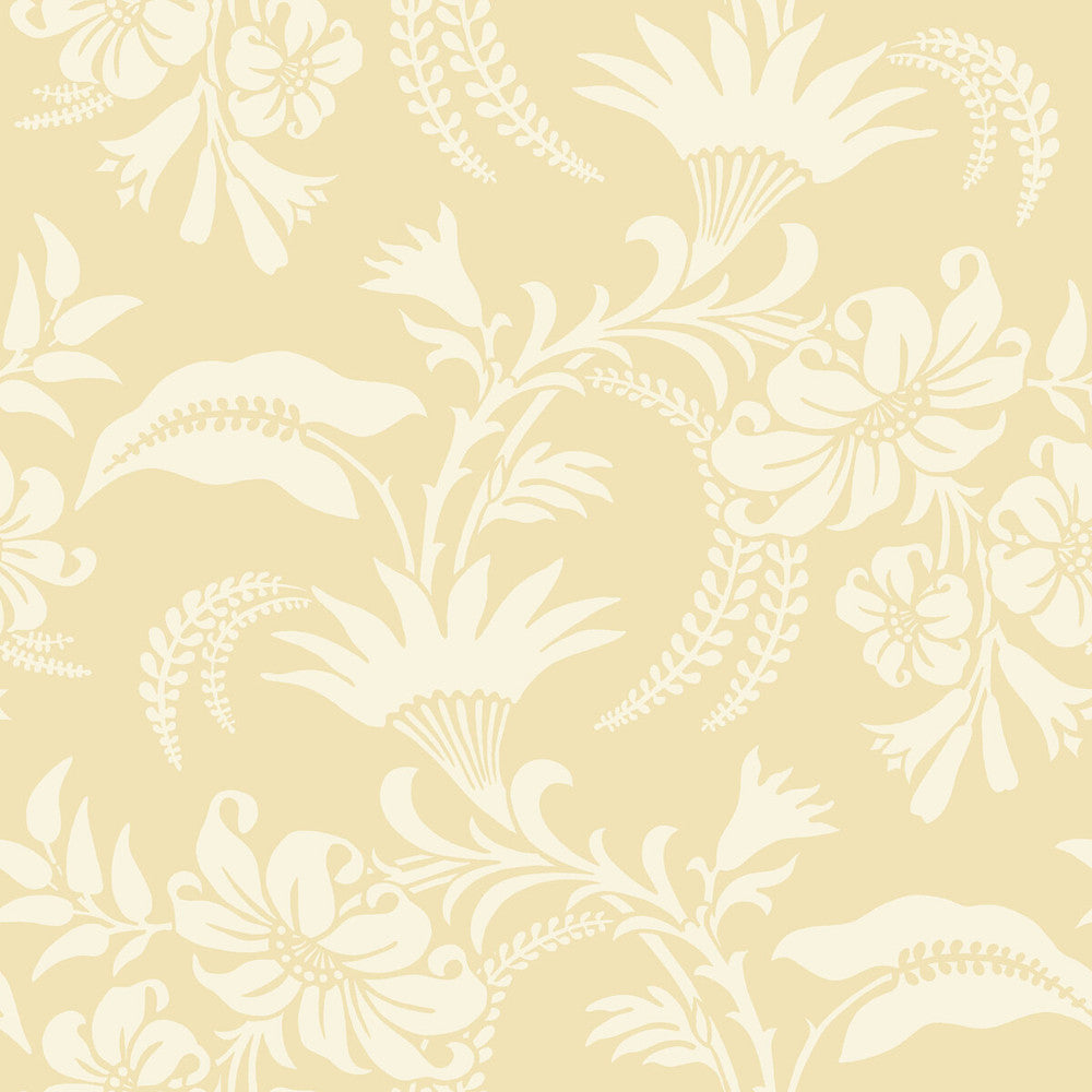 Cranley Yellow by Cole & Son Designer Wallcovering - PAPER - 100% United Kingdom - Horizontal: - and Vertical: 21 21 - Swanky Fabrics -