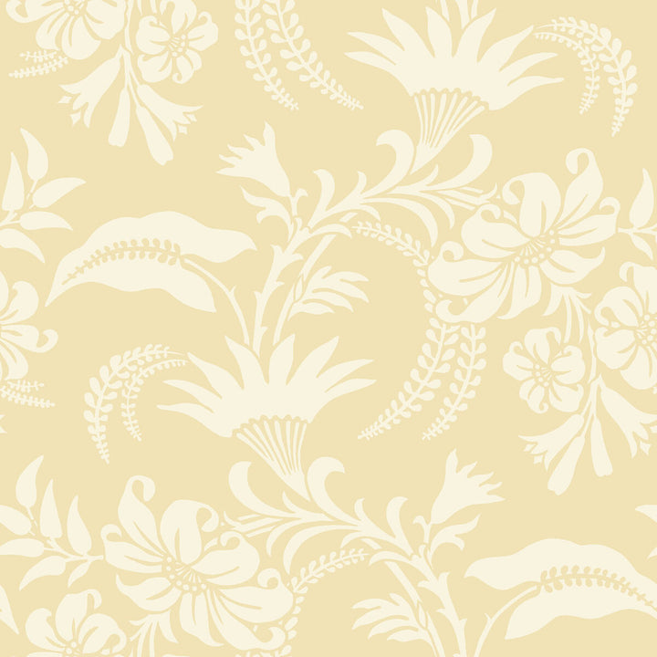 Cranley Yellow by Cole & Son Designer Wallcovering PAPER - 100% United Kingdom Horizontal: and Vertical: 21 21 - Swanky Fabrics -