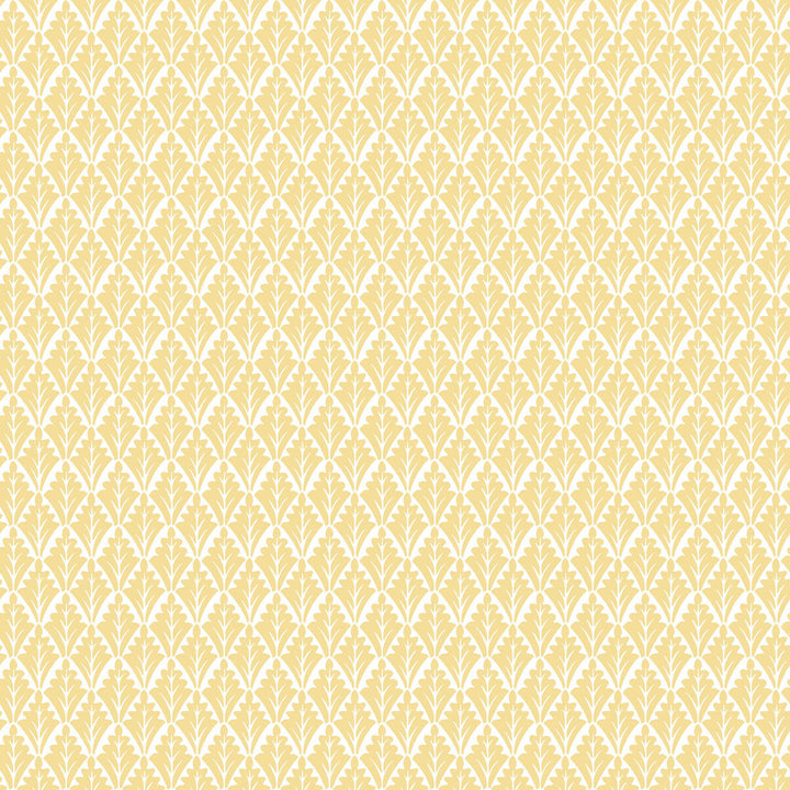 Lee Priory Yellow by Cole & Son Designer Wallcovering PAPER - 100% United Kingdom Horizontal: and Vertical: 21 21 - Swanky Fabrics -