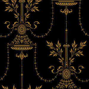Dorset Noir by Cole & Son Designer Wallcovering