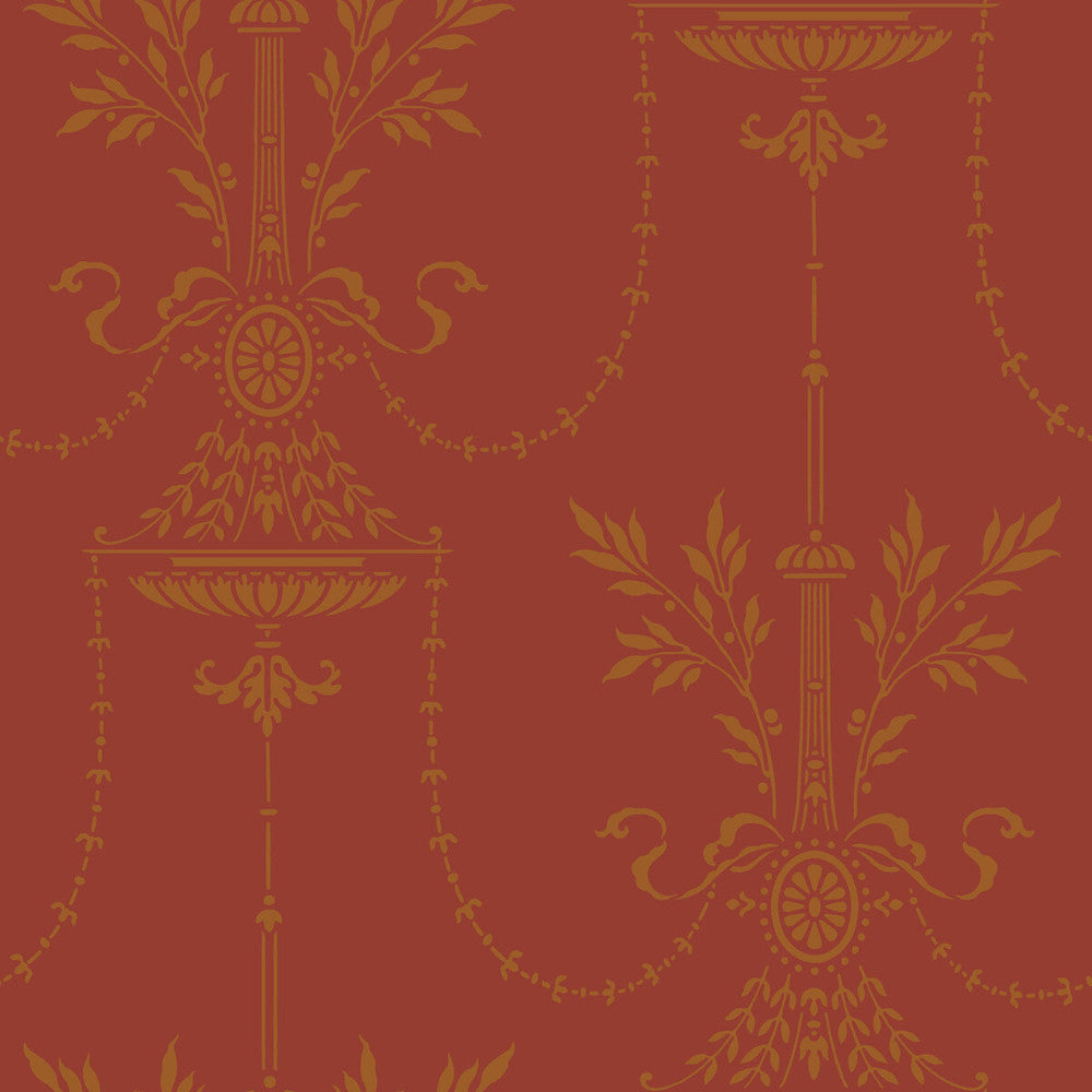 Dorset Rouge by Cole & Son Designer Wallcovering PAPER - 100% United Kingdom Horizontal: and Vertical: 21 21 - Swanky Fabrics -