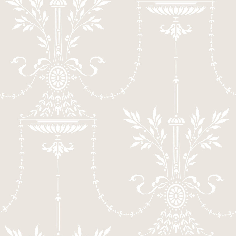 Dorset Dove by Cole & Son Designer Wallcovering PAPER - 100% United Kingdom Horizontal: and Vertical: 21 21 - Swanky Fabrics -