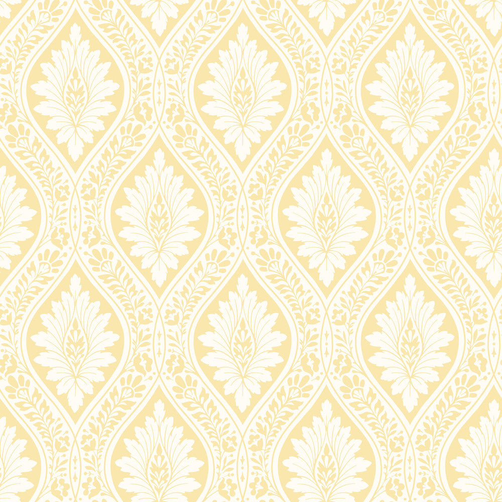 Florence Lemon by Cole & Son Designer Wallcovering PAPER - 100% United Kingdom Horizontal: and Vertical: 21 21 - Swanky Fabrics -