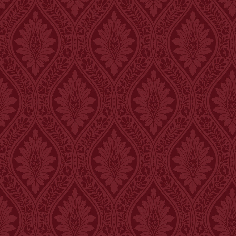 Florence Rouge by Cole & Son Designer Wallcovering PAPER - 100% United Kingdom Horizontal: and Vertical: 21 21 - Swanky Fabrics -