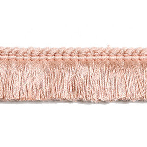 Hellenic Key Brushed Fringe Ballet Pink by Europatex Designer Fabric