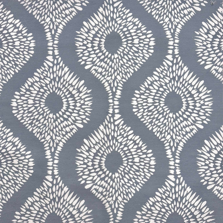 Emb By Lomasi B Glacier by Europatex Designer Fabric Embroideries by Lomasi 70% Polyester, 15% Cotton, 15% Linen 9.71" H, 9.89" V 54.00 inches - Swanky Fabrics -