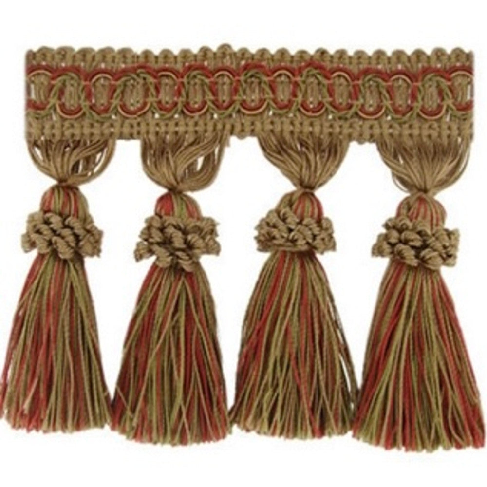 Rhodes Spring by Europatex Designer Fabric Rhodes 100% Polyester V: 1.5" 3.25 inches - Swanky Fabrics -