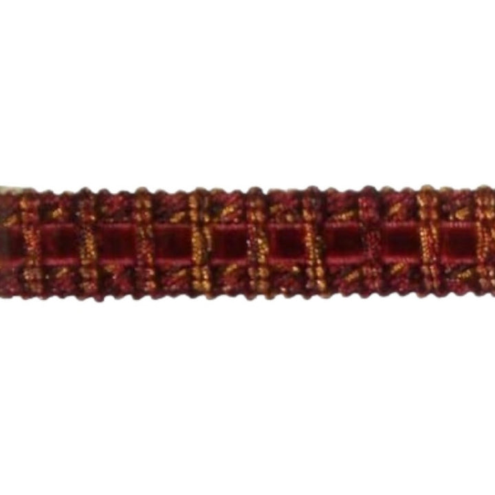 YF648 Nutmeg by Europatex Designer Fabric Palladian 50% Polyester, 50% Rayon 0.75 inches - Swanky Fabrics -