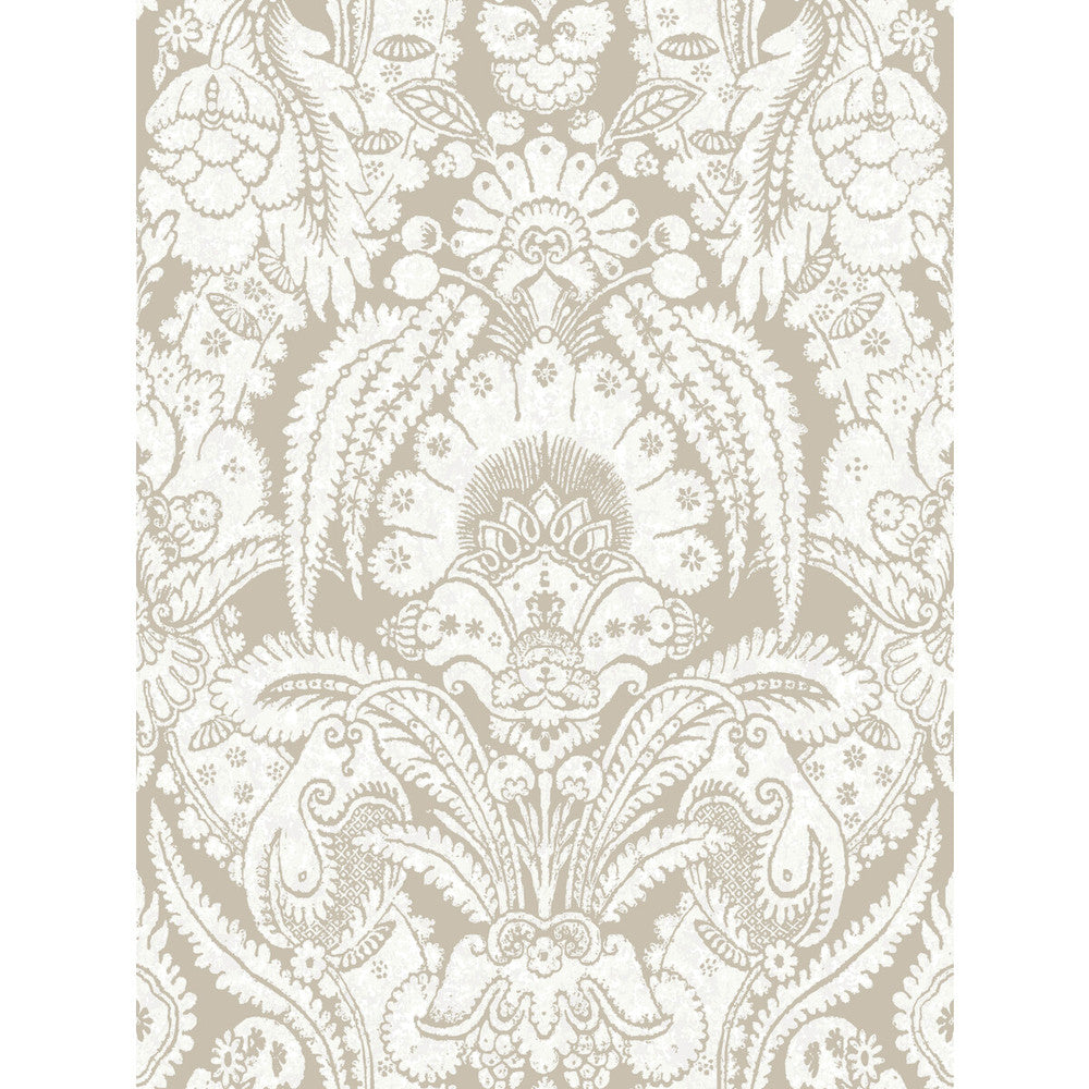 Chatterton Linen And White by Cole & Son Designer Wallcovering COLE & SON ALBEMARLE PAPER - 100% United Kingdom - Horizontal: - and Vertical: 36.01 27 - Swanky Fabrics -