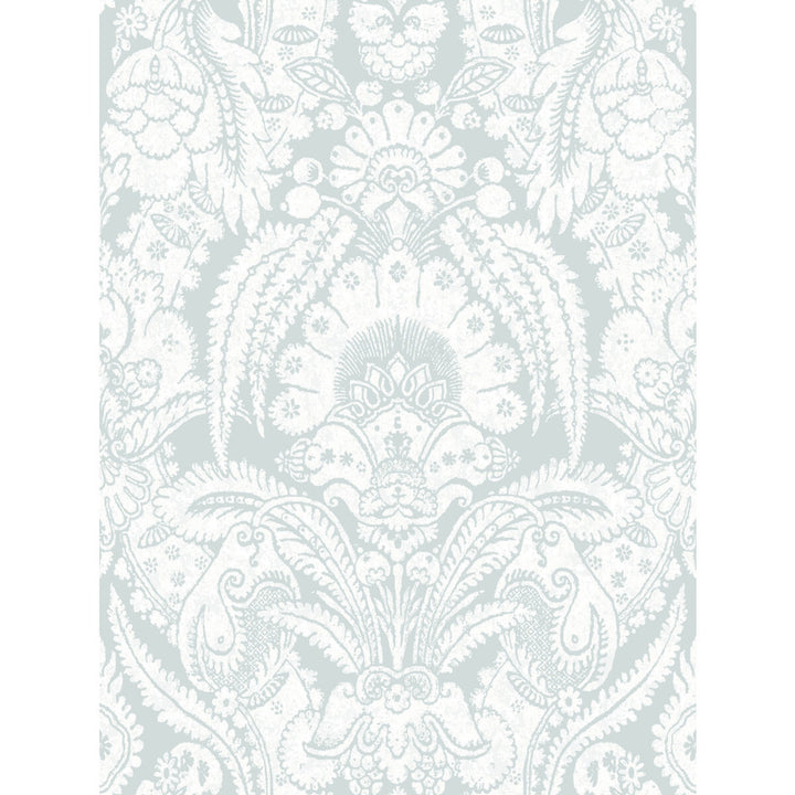 Chatterton Pale Blue And White by Cole & Son Designer Wallcovering COLE & SON ALBEMARLE PAPER - 100% United Kingdom - Horizontal: - and Vertical: 36.01 27 - Swanky Fabrics -