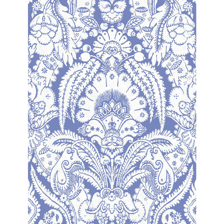 Chatterton Blue And White by Cole & Son Designer Wallcovering COLE & SON ALBEMARLE PAPER - 100% United Kingdom Horizontal: and Vertical: 36.01 27 - Swanky Fabrics -