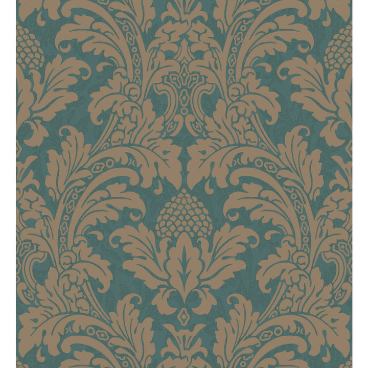Blake Teal And Silver by Cole & Son Wallcovering Cole & Son Wallcovering Blake Teal And SilverWallcovering COLE & SON ALBEMARLE PAPER - 100% United Kingdom </p><p>Repeat: H: , V: 20.88 21 - Fabric Carolina -