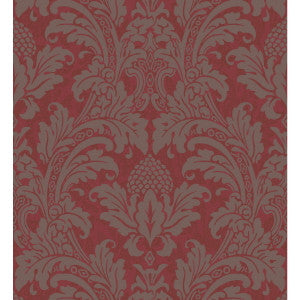 Blake Red And Silver by Cole & Son Designer Wallcovering