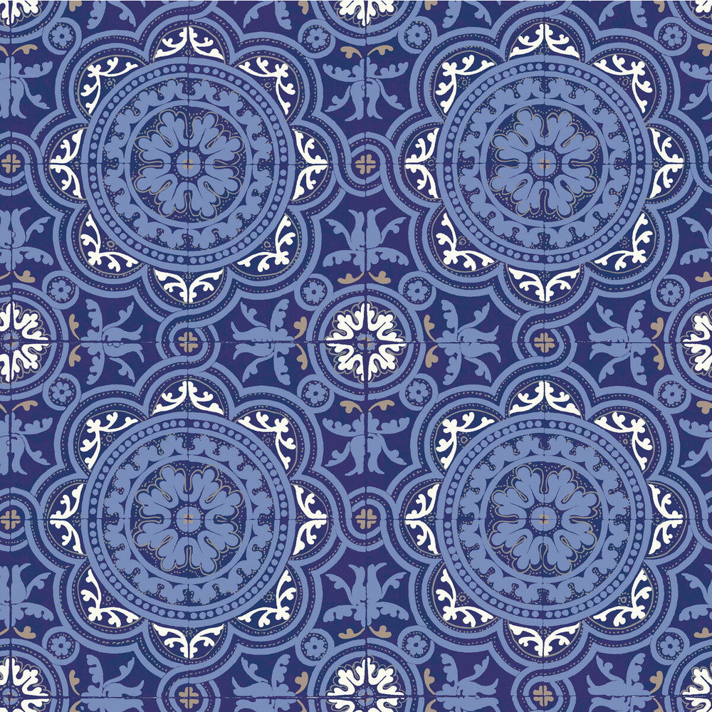 Piccadilly Blue by Cole & Son Designer Wallcovering COLE & SON ALBEMARLE PAPER - 100% United Kingdom - Horizontal: - and Vertical: 20.88 21 - Swanky Fabrics -