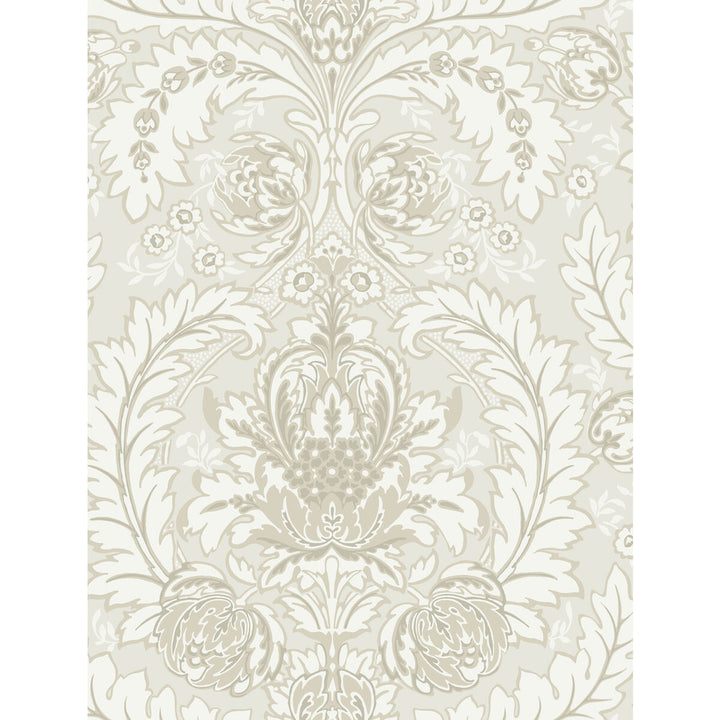 Coleridge White And Ivory by Cole & Son Designer Wallcovering COLE & SON ALBEMARLE PAPER - 100% United Kingdom Horizontal: and Vertical: 27.58 21 - Swanky Fabrics -