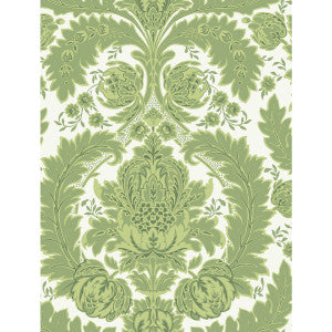 Coleridge Green And Ivory by Cole & Son Designer Wallcovering