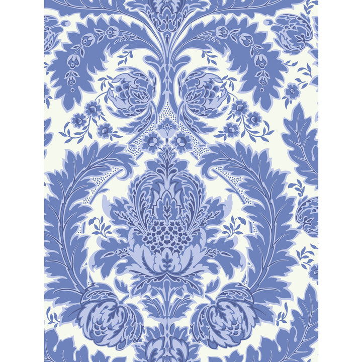 Coleridge Blue And White by Cole & Son Designer Wallcovering COLE & SON ALBEMARLE PAPER - 100% United Kingdom - Horizontal: - and Vertical: 27.58 21 - Swanky Fabrics -