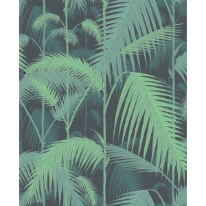 Palm Jungle Green/Black by Cole & Son Designer Wallcovering