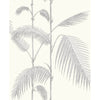Palm Leaves Grey/White by Cole & Son Designer Wallcovering