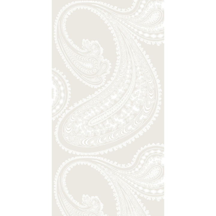 Rajapur White/Shell by Cole & Son Designer Wallcovering CONTEMPORARY RESTYLED PAPER - 100% United Kingdom - Horizontal: 21 and Vertical: 30 21 - Swanky Fabrics -