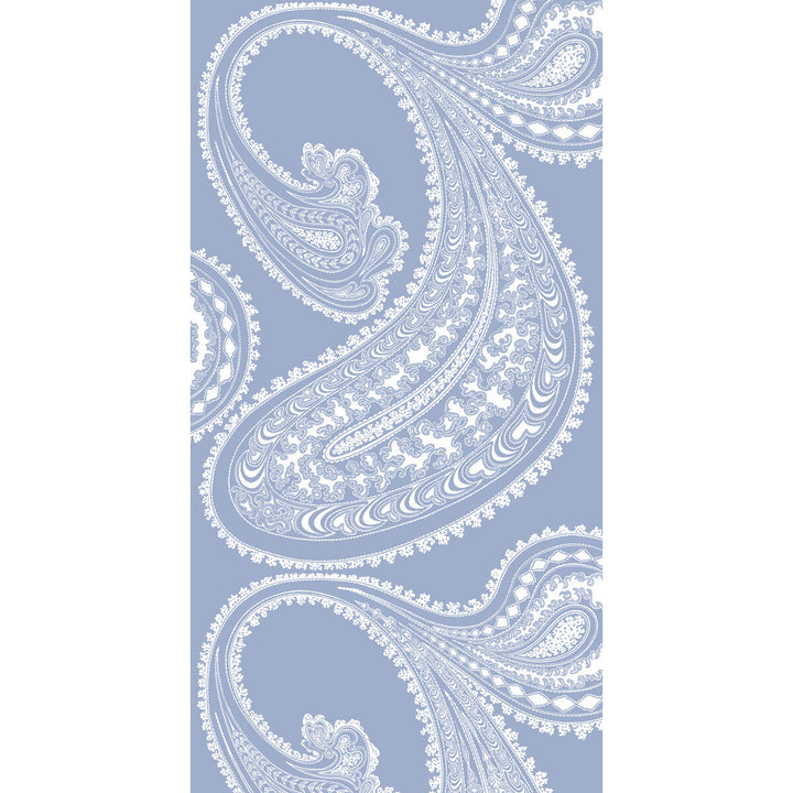 Rajapur Wht/Dk Blue by Cole & Son Designer Wallcovering CONTEMPORARY RESTYLED PAPER - 100% United Kingdom - Horizontal: 21 and Vertical: 30 21 - Swanky Fabrics -