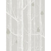Woods & Pears Grey/Wht/Slvr by Cole & Son Designer Wallcovering