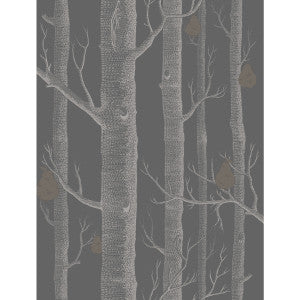 Woods & Pears Gilver/Black by Cole & Son Designer Wallcovering