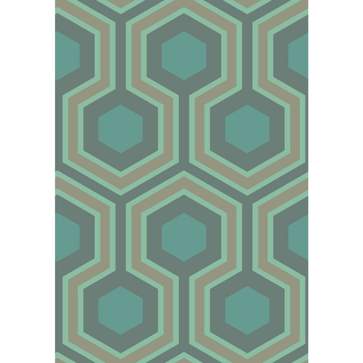 Hicks Grand Green by Cole & Son Wallcovering Cole & Son Wallcovering Hicks Grand GreenWallcovering CONTEMPORARY RESTYLED PAPER - 100% United Kingdom </p><p>Repeat: H: 21, V: 15 21 - Fabric Carolina -