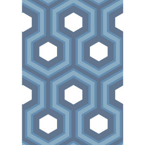 Hicks Grand Blue by Cole & Son Designer Wallcovering