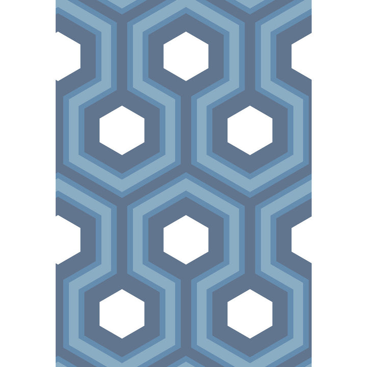 Hicks Grand Blue by Cole & Son Wallcovering Cole & Son Wallcovering Hicks Grand BlueWallcovering CONTEMPORARY RESTYLED PAPER - 100% United Kingdom </p><p>Repeat: H: 21, V: 15 21 - Fabric Carolina -