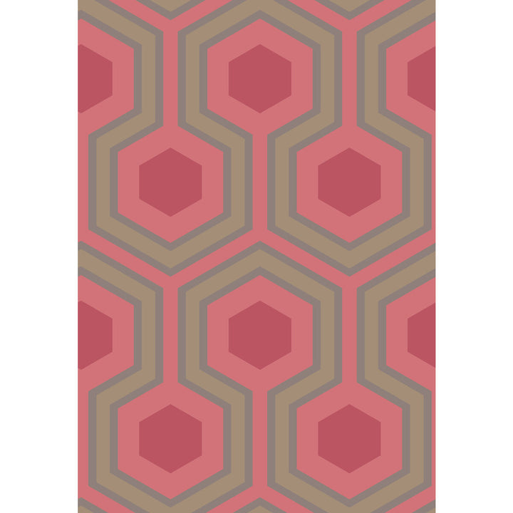 Hicks Grand Red by Cole & Son Designer Wallcovering CONTEMPORARY RESTYLED PAPER - 100% United Kingdom Horizontal: 21 and Vertical: 15 21 - Swanky Fabrics -