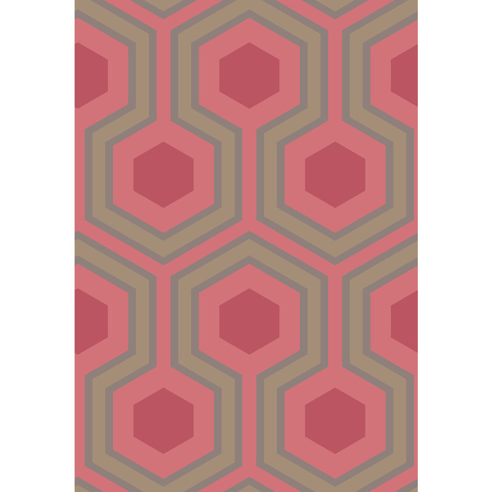 Hicks Grand Red by Cole & Son Designer Wallcovering CONTEMPORARY RESTYLED PAPER - 100% United Kingdom Horizontal: 21 and Vertical: 15 21 - Swanky Fabrics -